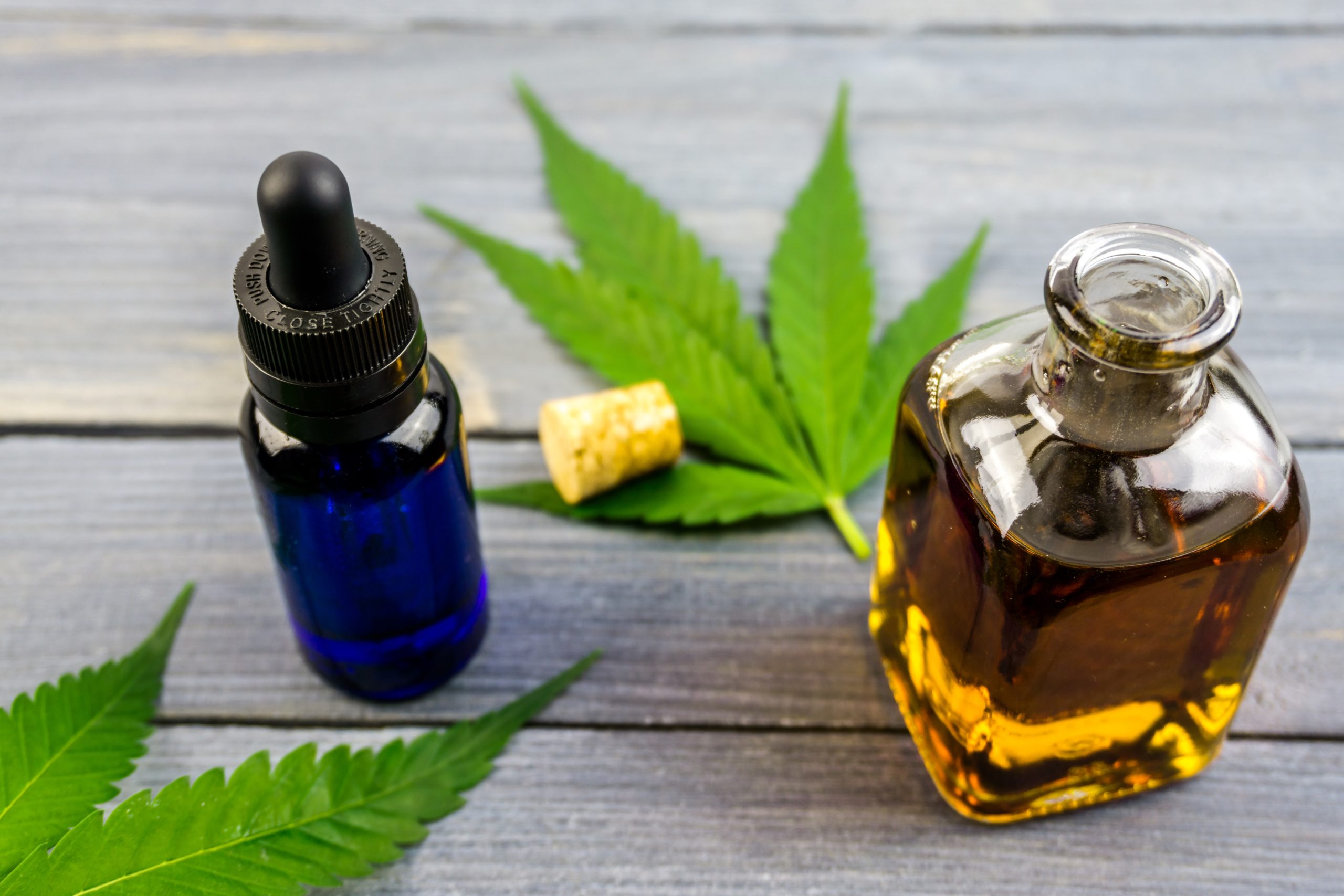 Cannabis oils and leafs on wooden table 2022 11 15 11 06 46 utc