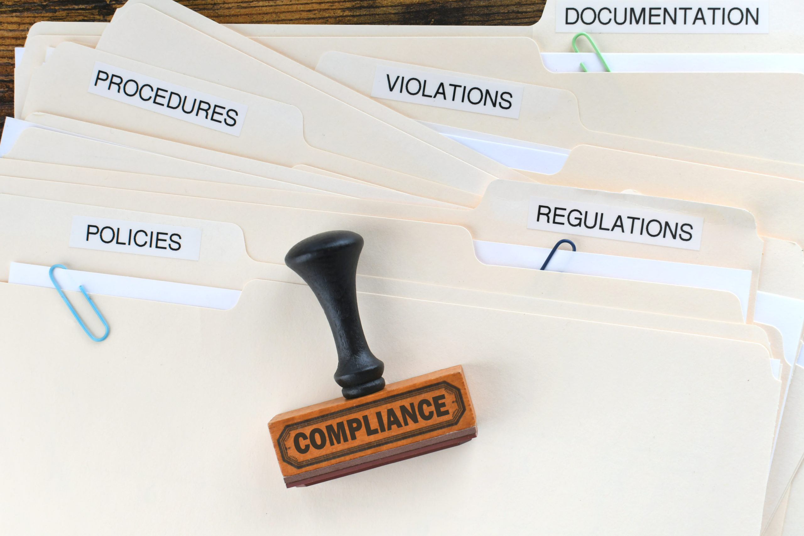 Compliance Rubber Stamp On Folders Marked Policies 2023 06 06 00 02 13 Utc